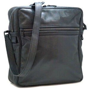 LOUIS VUITTON Clarkson Monogram Defile Black Leather Shoulder Bag